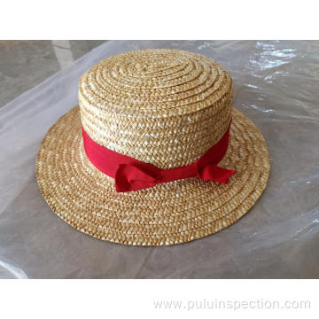 Straw hat pre-inspectio quality control service in Hebei